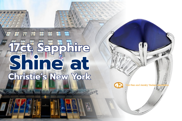 17ct. Sapphire to Shine at Christie’s New York