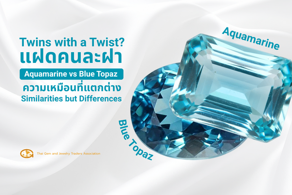Aquamarine vs Blue Topaz: แฝดคนละฝา?