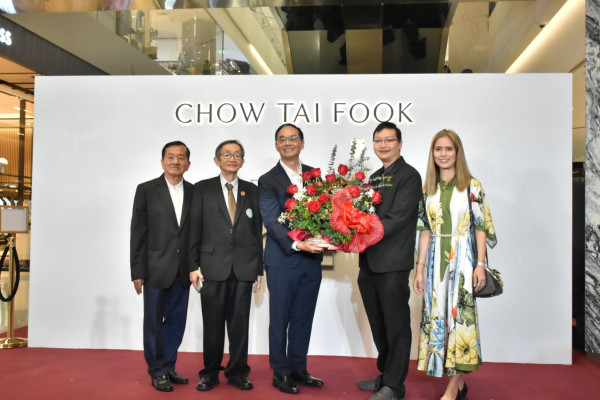 TGJTA attended the grand opening ceremony of the new boutique of Chow Tai Fook in Thailand