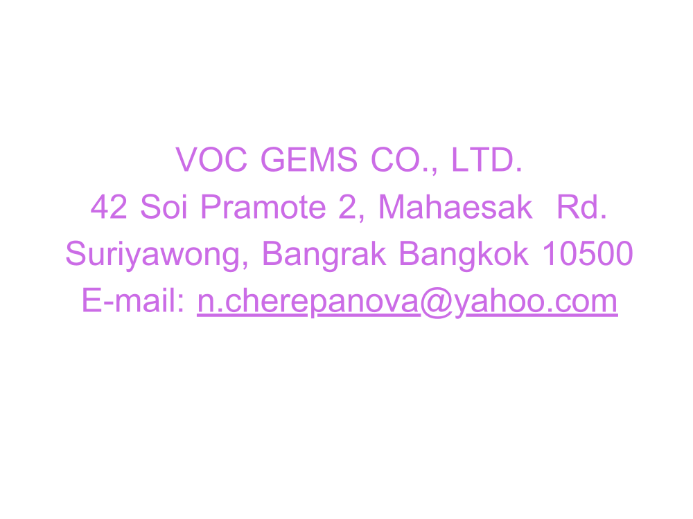 VOC GEMS CO., LTD.