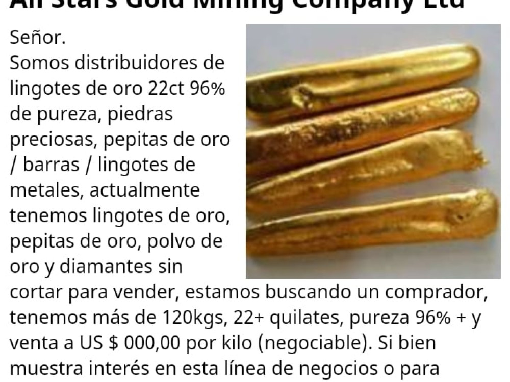 We Need Gold Buyers 